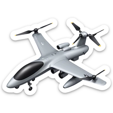 UAV Military aircraft sticker