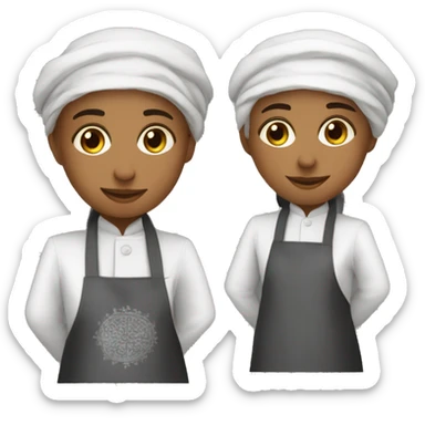 ‏I study cooking and fashion design, love traveling, and live between Saudi Arabia and Spain. sticker