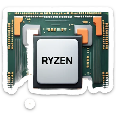 processor amd ryzen 7 3800x sticker