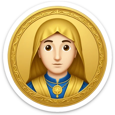 Create me a startup logo for an accounting startup inspired by Luca Pascioli the father of accounting sticker