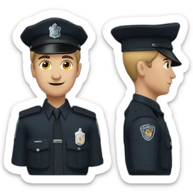 Harry potter policier sticker