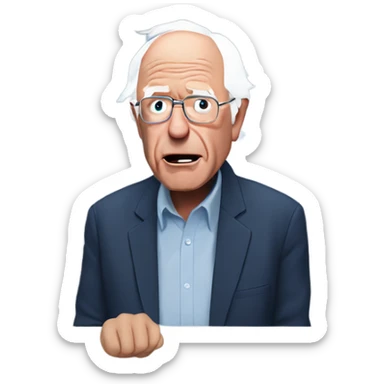Bernie Sanders asking once again sticker