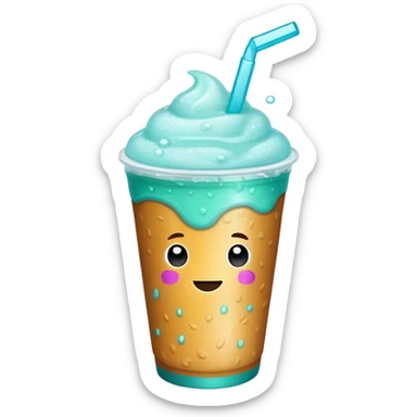 baja blast in a tacobell cup sticker