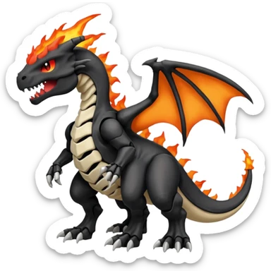 Salandit-Charizard-Duskull-Cubone-Hybrid (Full body) sticker