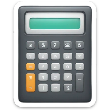 calculator sticker
