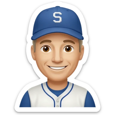 COACH DE BASEBALL sticker