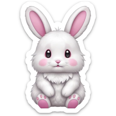 very cute fullbody bunny uwu cuuuute sticker