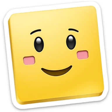 Post it note stationary  sticker