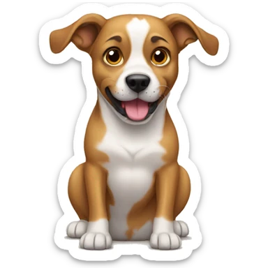 DOG WITH BIFOICALS sticker