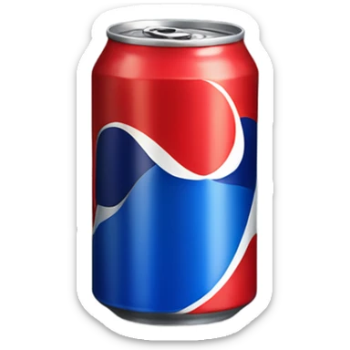 Pepsi max can sticker
