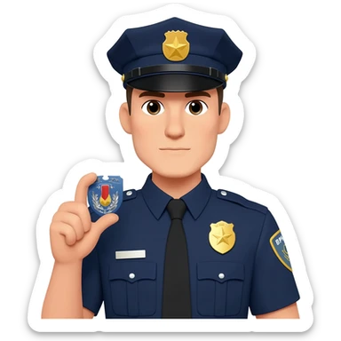 policeman sticker
