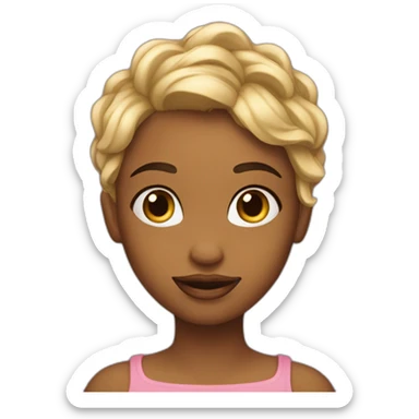 femmes bisous sticker