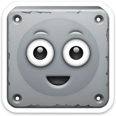 Crée un parpin en béton  sticker