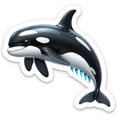 cybernetic orca sticker
