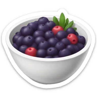Açaí bowl sticker