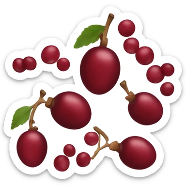 Cranberry sticker