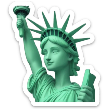 statue of liberty NY sticker