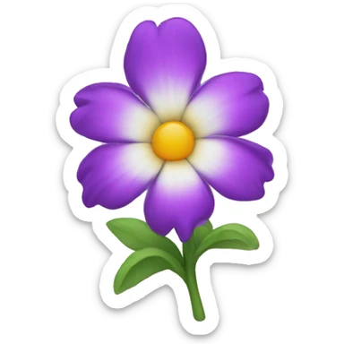 Flower sticker
