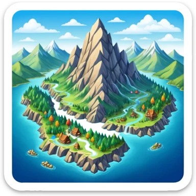 rpg world map sticker