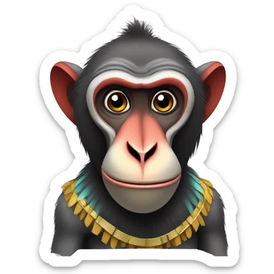 mandrill sticker