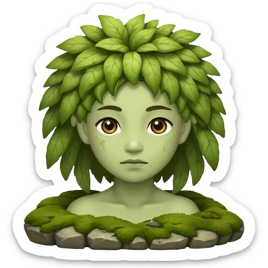 Earth spirit – Stone skin, moss hair





























 sticker