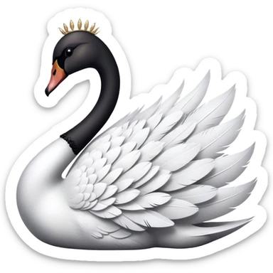 Cisne negro sticker