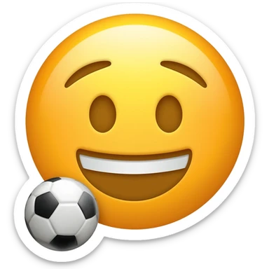 niño pateando la pelota de futbol pero en emoji para copiar y pegar sticker