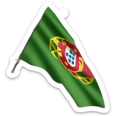 Portugal flag sticker