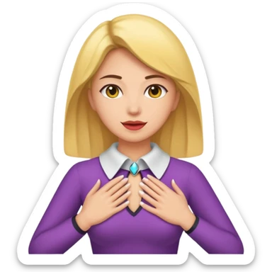 Mujer cuerpo entero con collar comprando   sticker