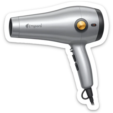 hair dryer sticker
