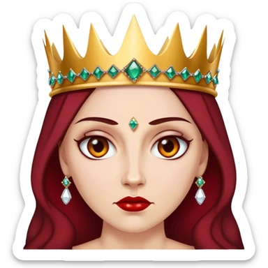 Lady Macbeth from Shakespeare's play 'Macbeth' sticker