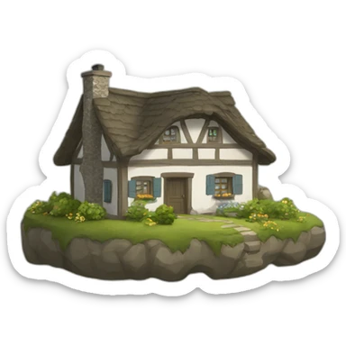 Cottage core sticker