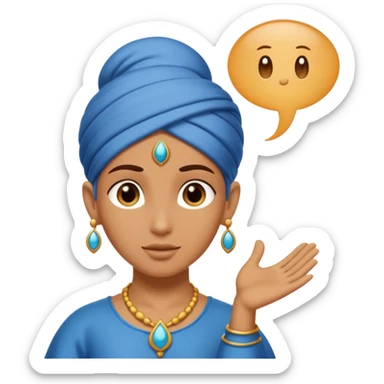 Genie with speech Bubble saying "It is Done" sticker