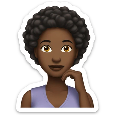 black women selfcare sticker