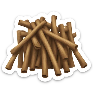A bundle of sticks bound together  sticker