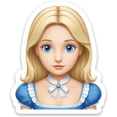 Alice from Alice in Wonderland sticker