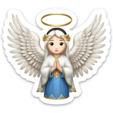 un animal ange de mongolie sticker