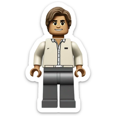 roger federer lego full body sticker