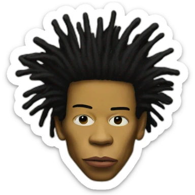 Basquiat sticker