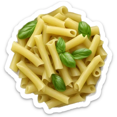 Pasta with pesto  sticker
