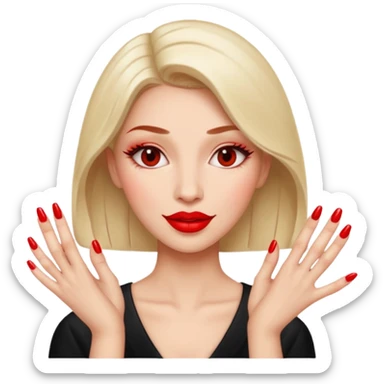 👁️🫦👁️💅💁🏼‍♀️ aguicheuse  sticker