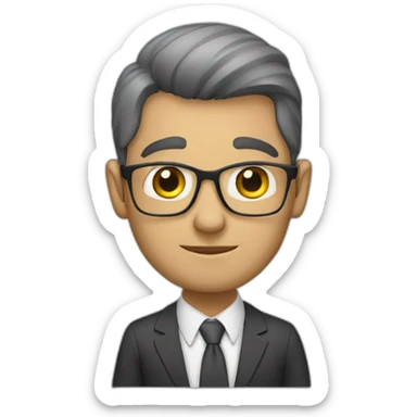 bussines man sticker