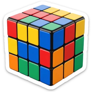 Cubo de rubik  sticker