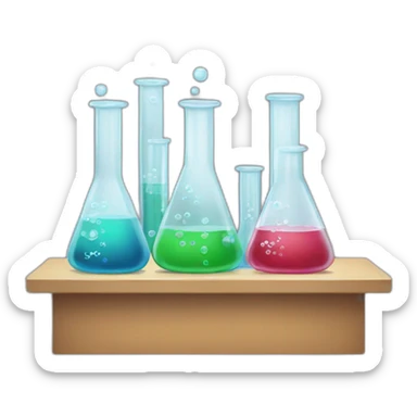 Chemistry lab sticker
