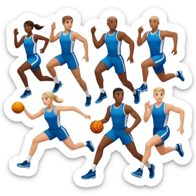 Number 7 Printed Athletes sticker