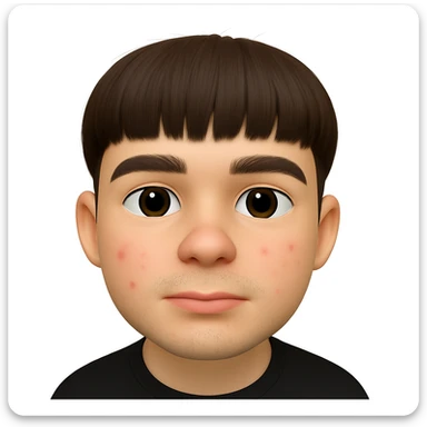 Create a highly realistic emoji based on the provided photo, preserving all facial details and features. The style should emulate the 3D Emoji style with realistic likeness, capturing the depth and texture typical of 3D fluent emojis. sticker