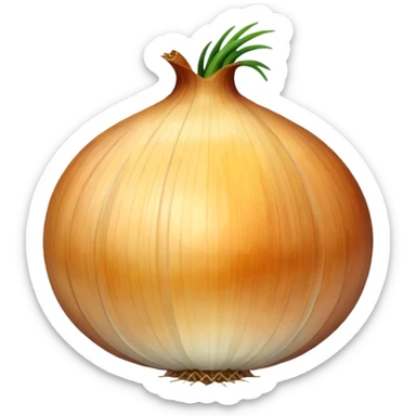 inside of an onion sticker