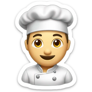 un chef qui conduite un VIR sticker