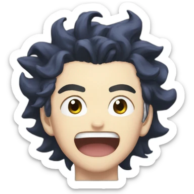 Tanjiro rage sticker