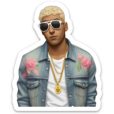 bad bunny concert un verano sin ti sticker